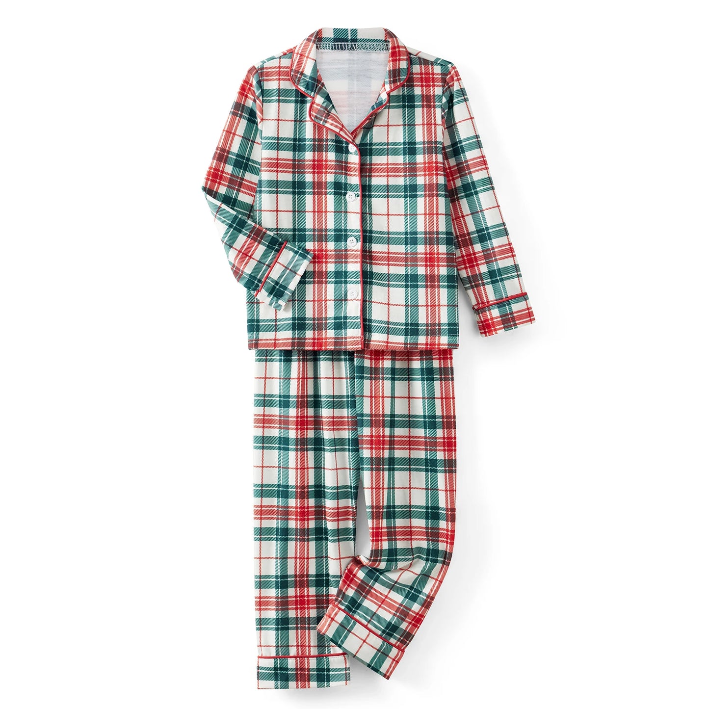 Plaid Family Matching Christmas Pajama Set
