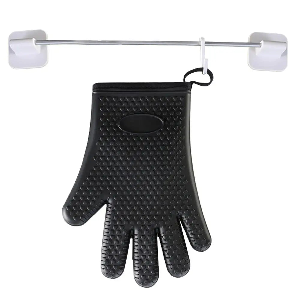 Silicone Heat-Resistant Baking Gloves for Kitchen or BBQ