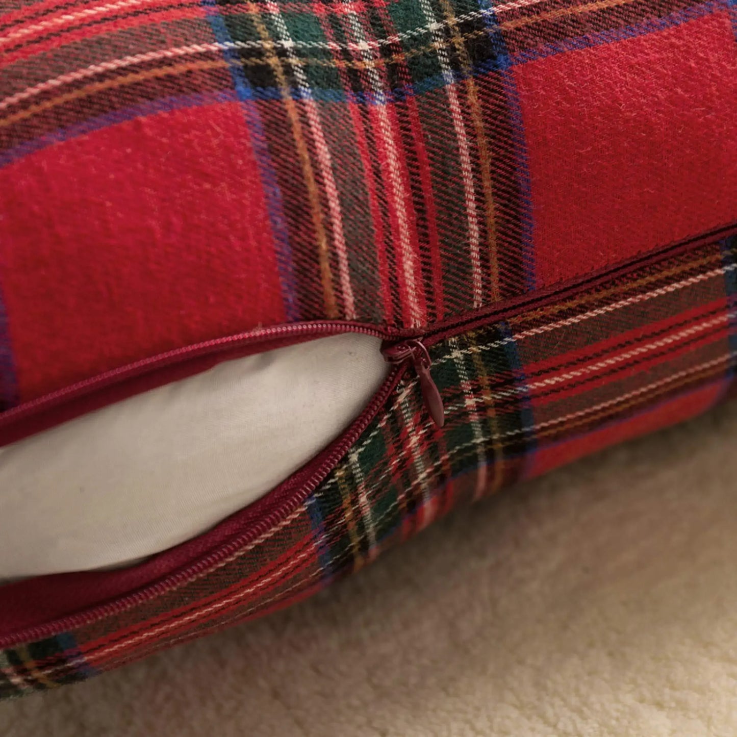 Christmas Plaid Pillow Covers