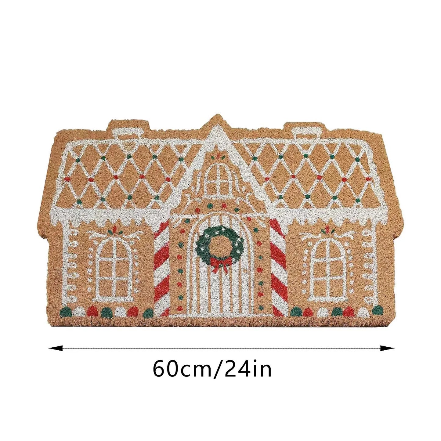Gingerbread House Welcome Doormat