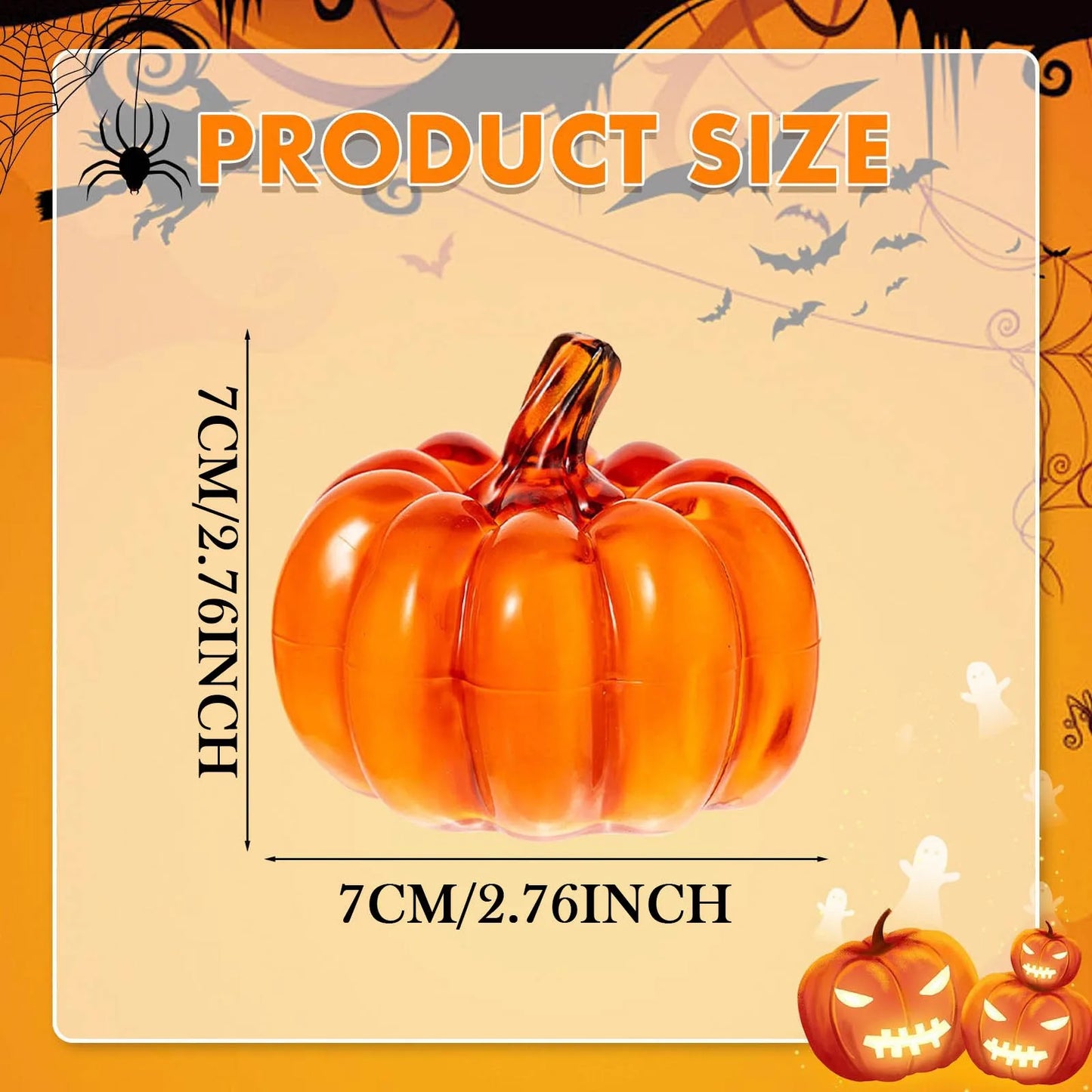 Pumpkin LED Candle