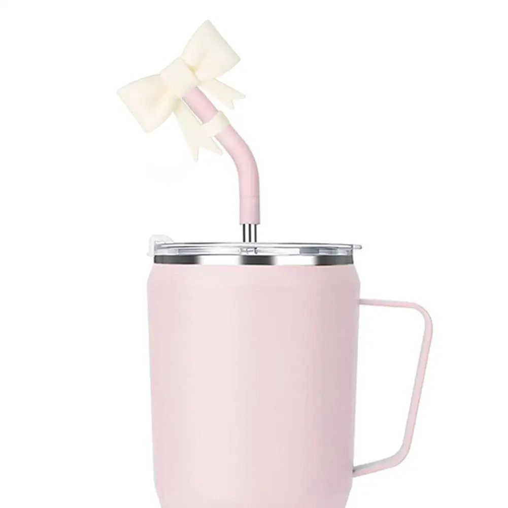 Bow & Halloween- themed Straw Covers Caps for Stanley Cups