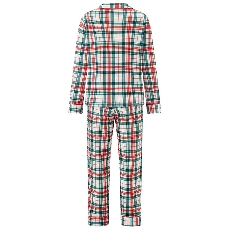 Plaid Family Matching Christmas Pajama Set