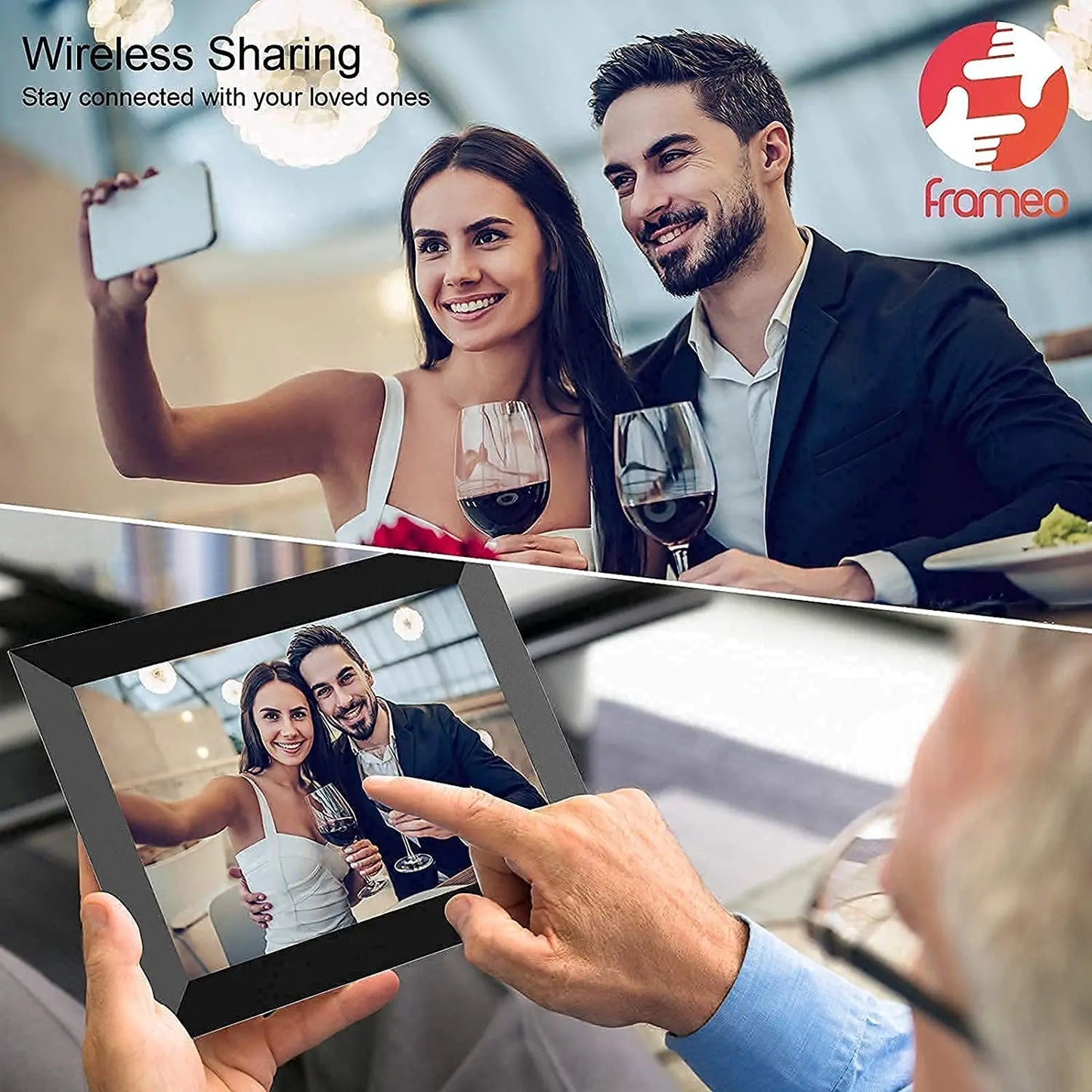 WiFi Frameo Smart Digital Photo Frame 10.1 Inch 32GB/64GB