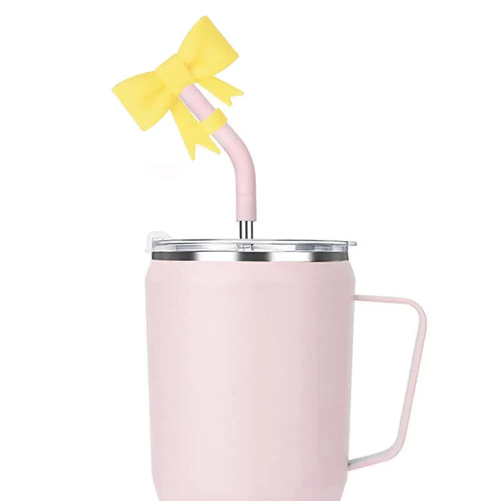 Bow & Halloween- themed Straw Covers Caps for Stanley Cups