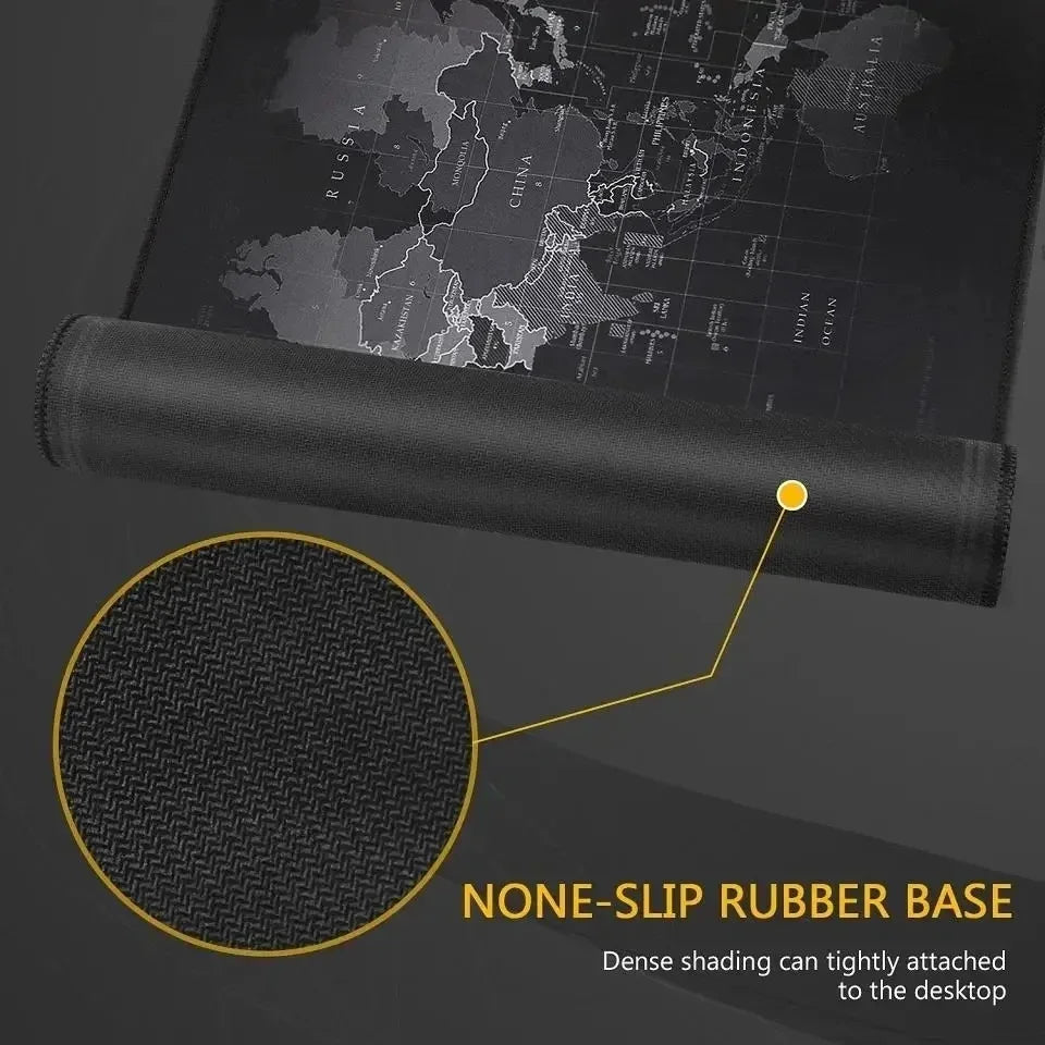 For the Office- Large Rose Gold Marble Mouse Pad