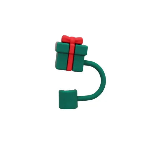 Christmas-themed Straw Cover Caps for Stanley Cups