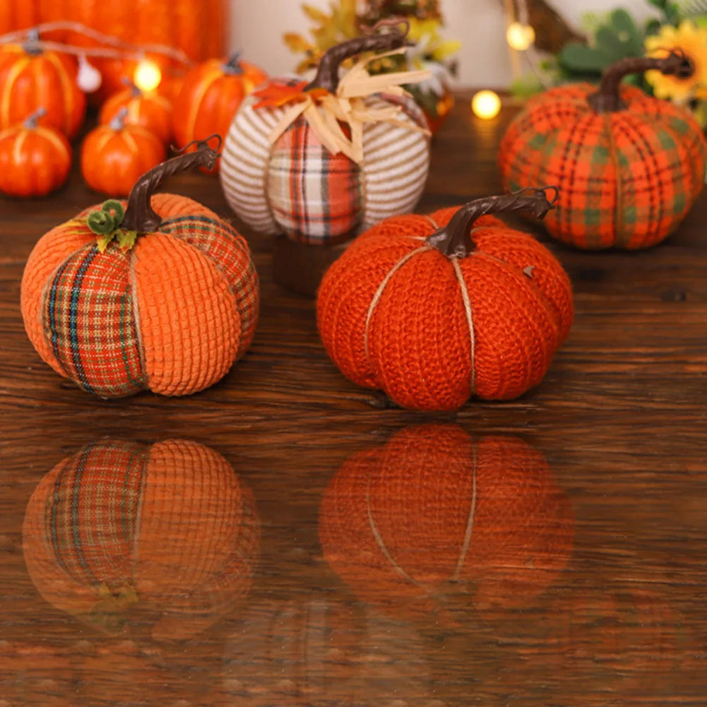 Thanksgiving Fabric Pumpkins
