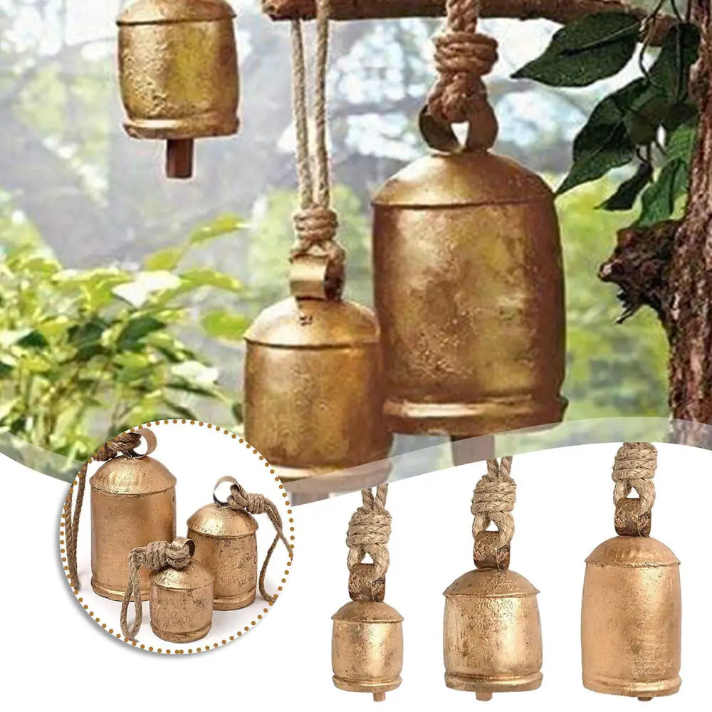 Rustic Harmony Brass Bells