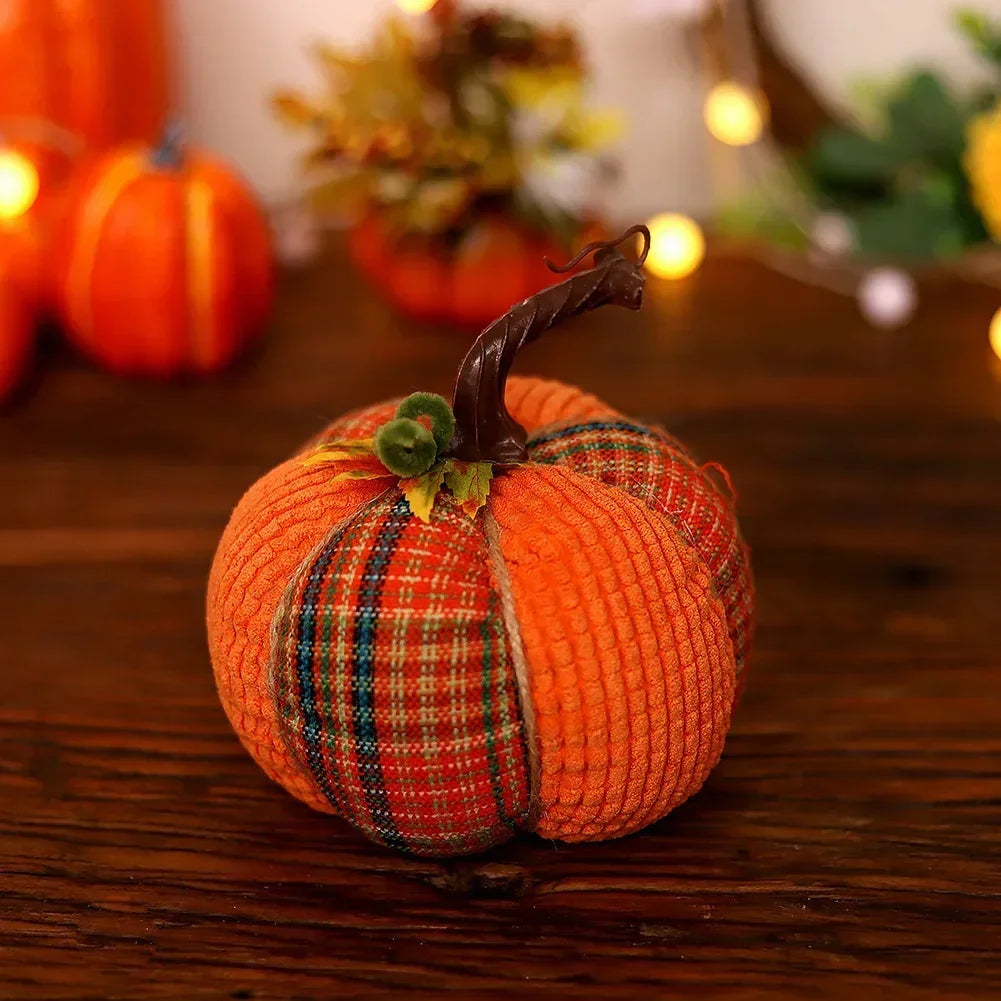 Thanksgiving Fabric Pumpkins