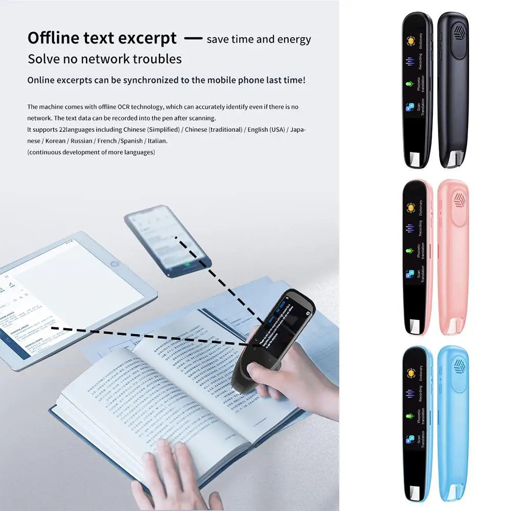 AI 123 Languages Translation Pen