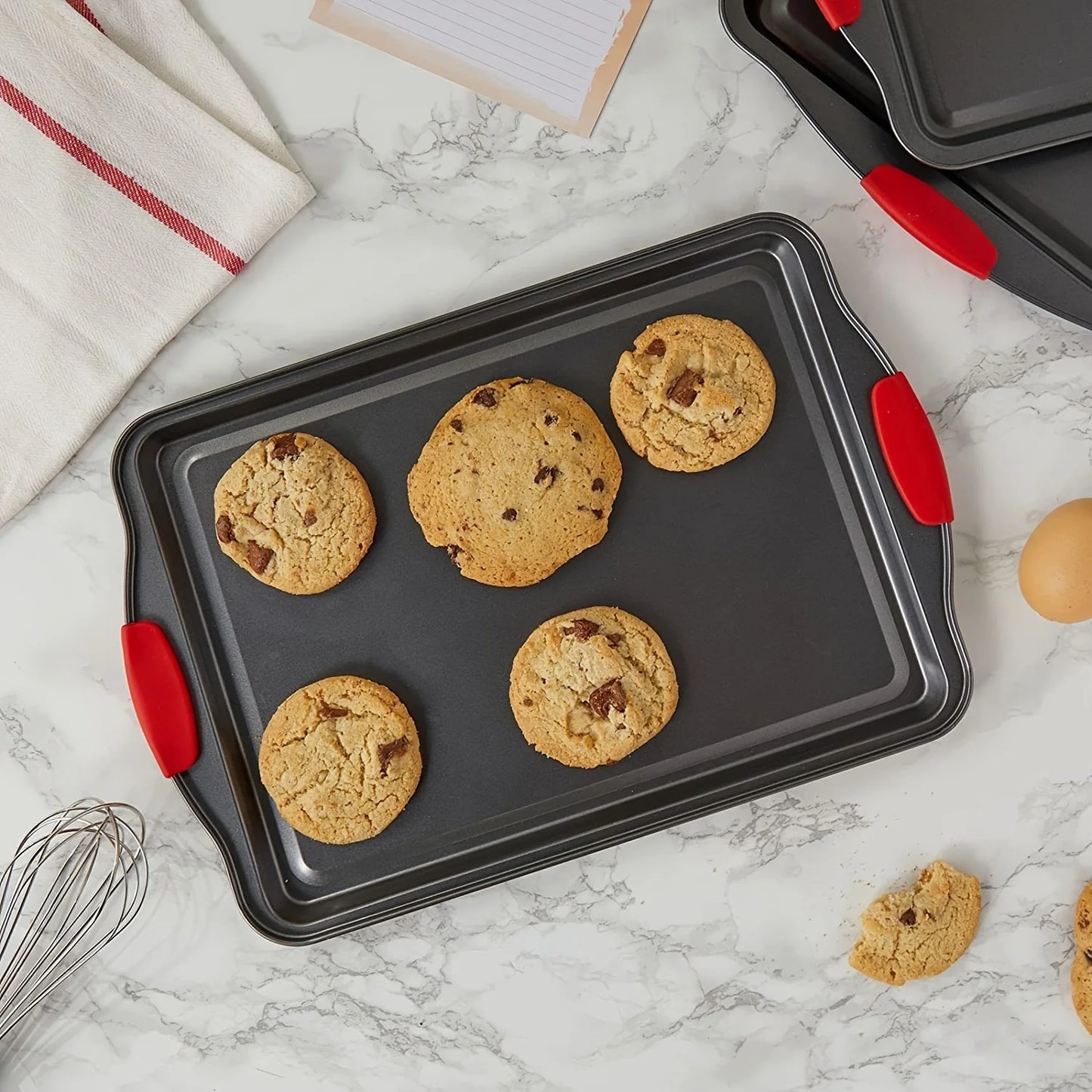 3PCS Carbon Steel Baking Trays