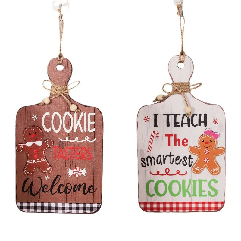 Gingerbread Man Wooden Art