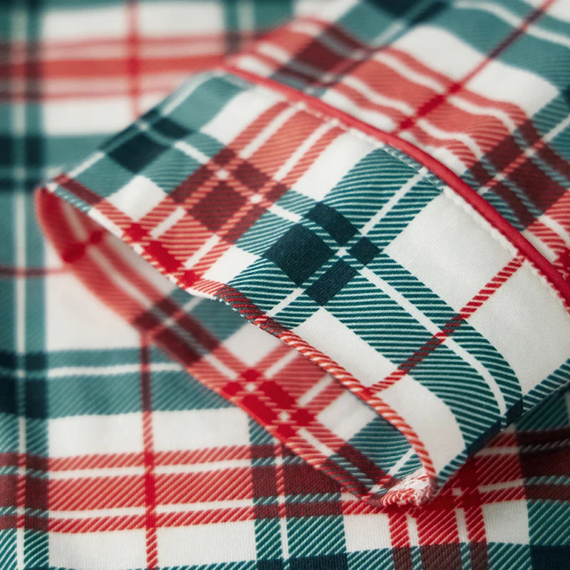 Plaid Family Matching Christmas Pajama Set
