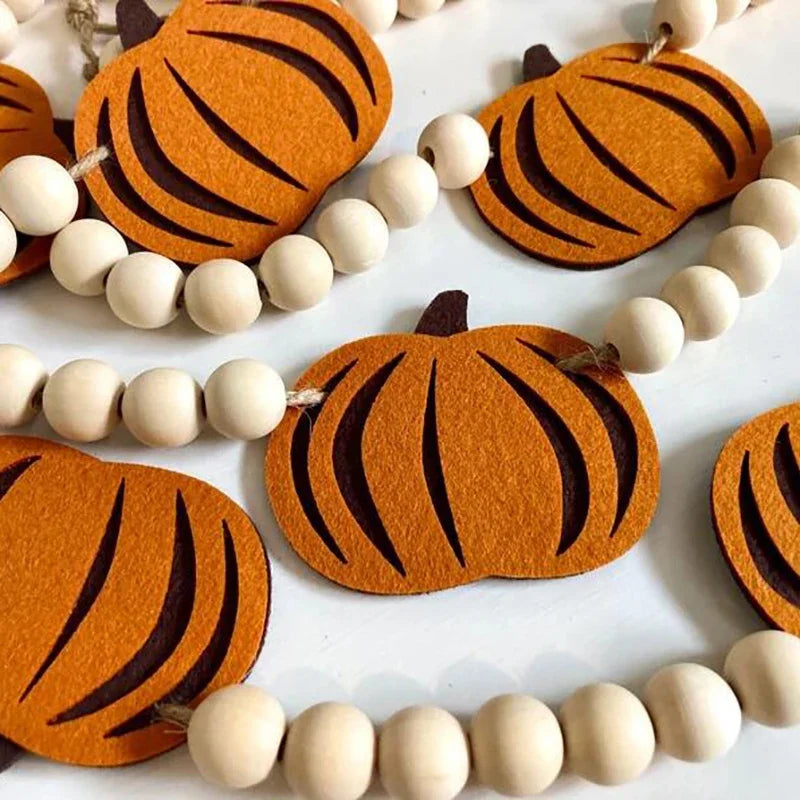 Fireplace Pumpkin Garland