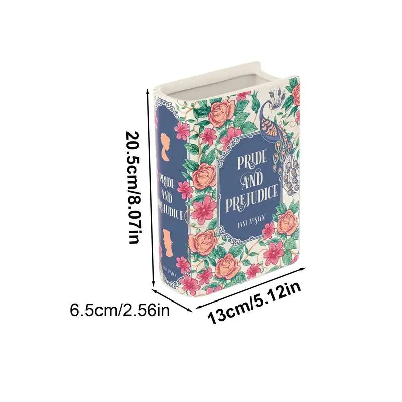 Pride and Prejudice or The Great Gatsby Book Vase