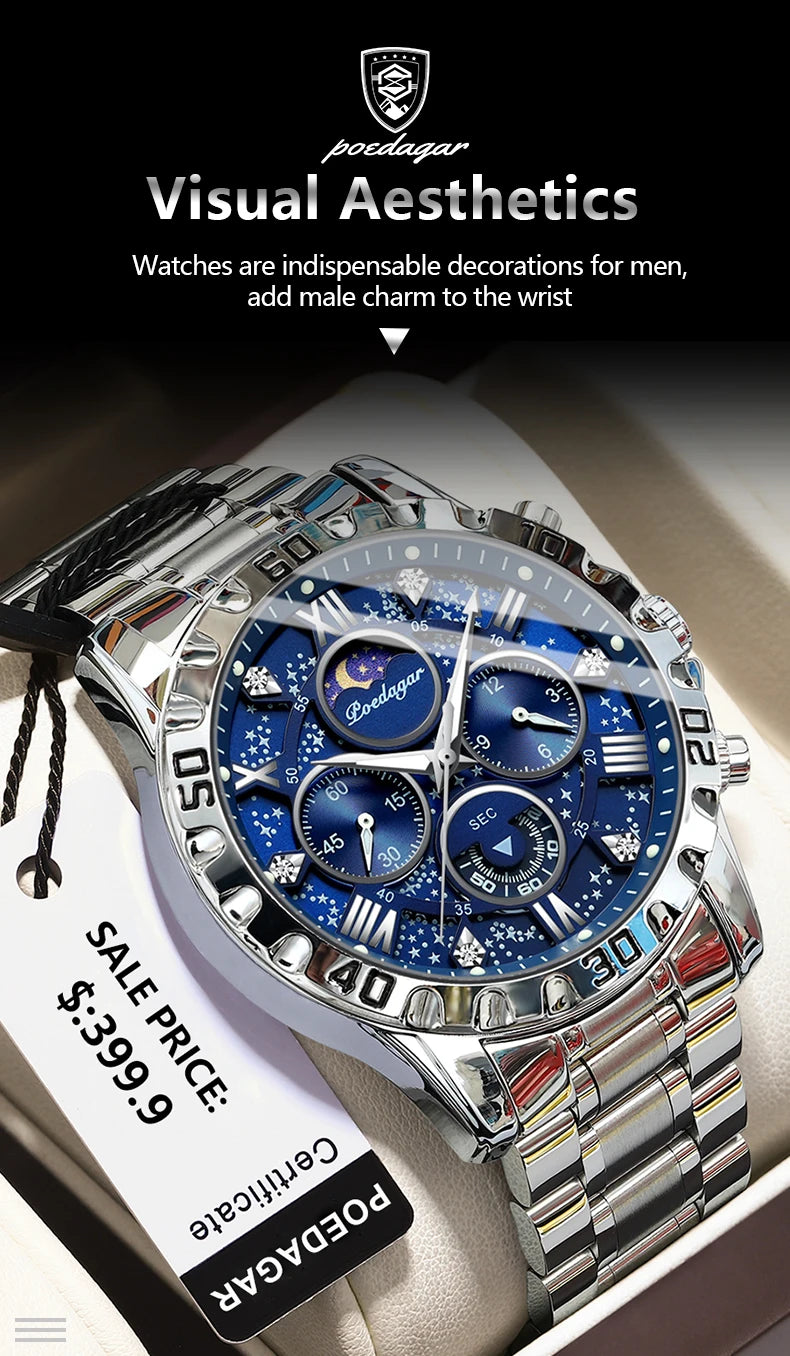 Sapphire Crystal Dial Men's Sport Watch