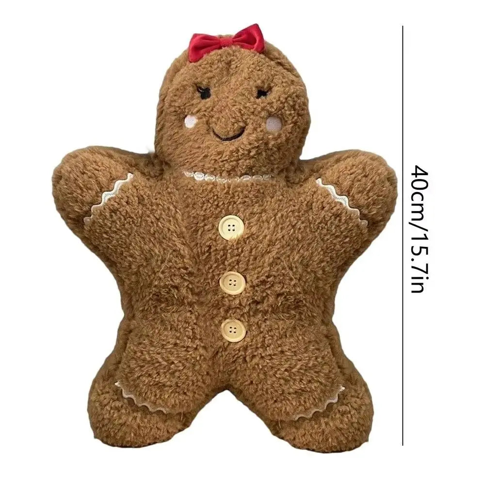 Gingerbread Man or Woman Plush Pillow