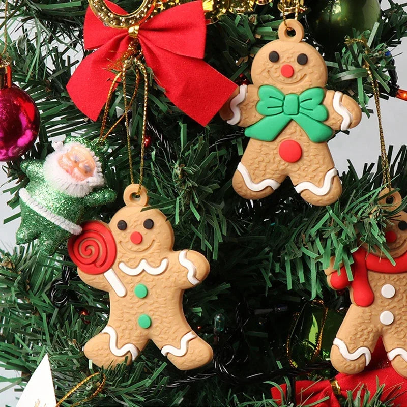 Gingerbread Man Christmas Tree Ornaments