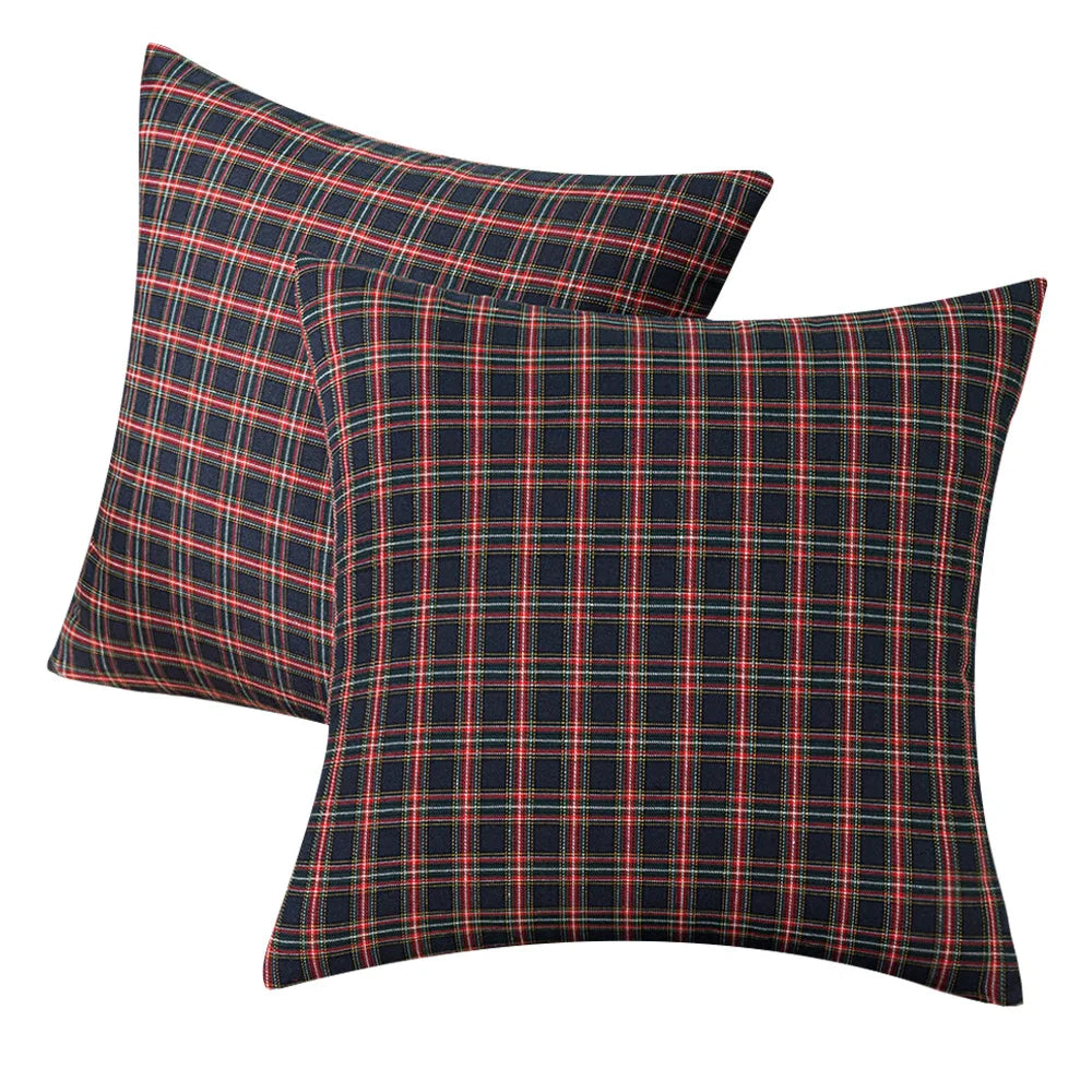 Plaid Pillow Cover