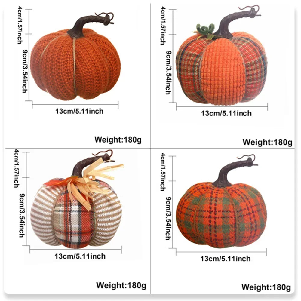 Thanksgiving Fabric Pumpkins