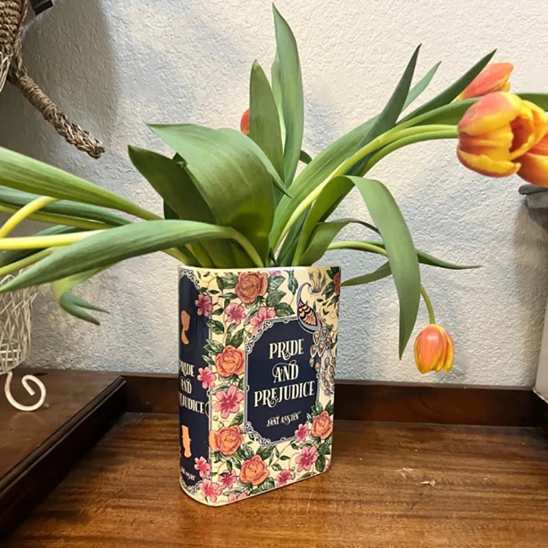 Pride and Prejudice or The Great Gatsby Book Vase