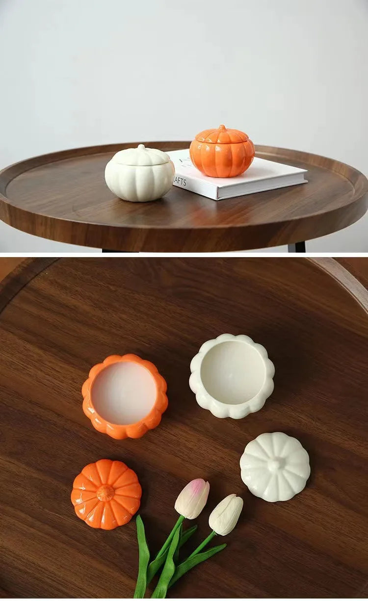 Pumpkin Candle Holders