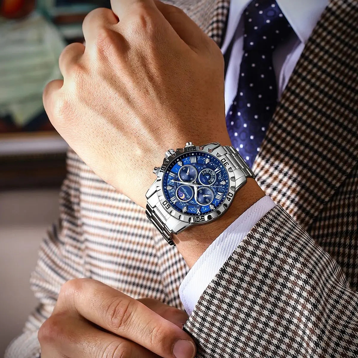 Sapphire Crystal Dial Men's Sport Watch