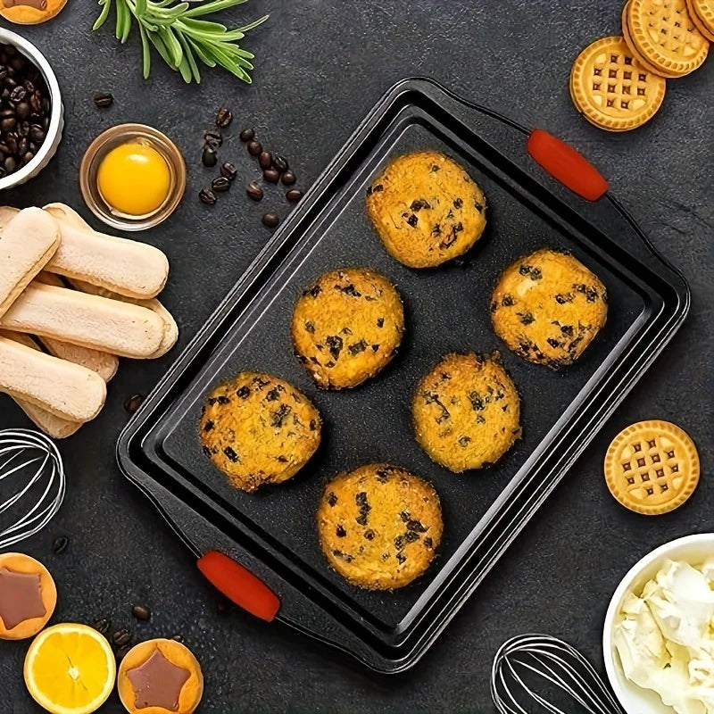 3PCS Carbon Steel Baking Trays