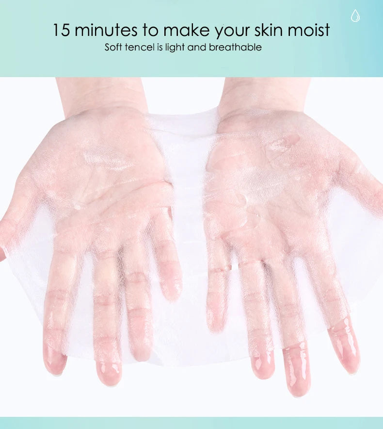 20pcs Hyaluronic Acid & Collagen Face Mask- Korean Skin Care