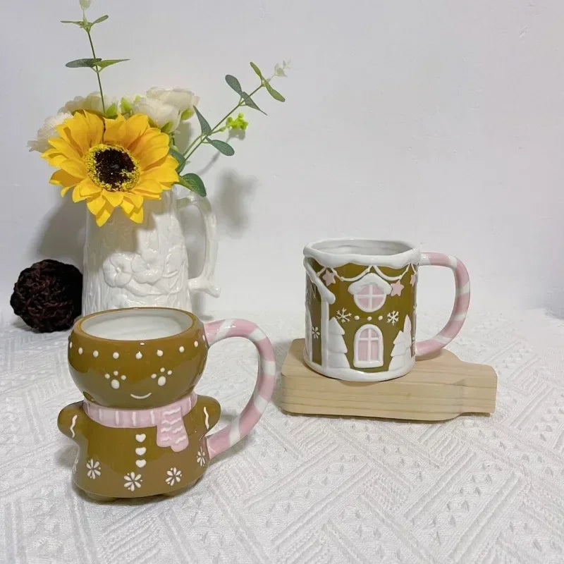 Gingerbread Man Christmas Mug