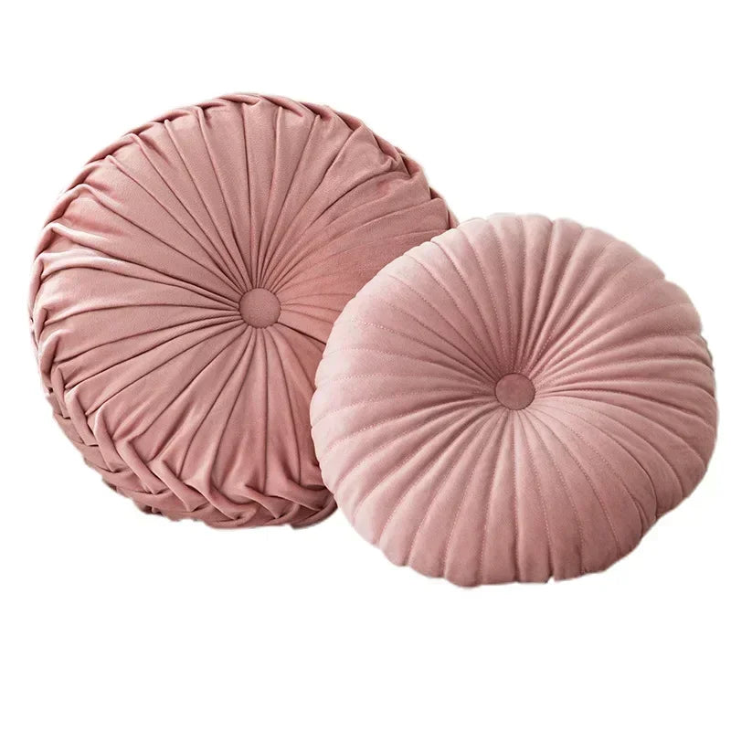 Round Pumpkin Throw Pillow
