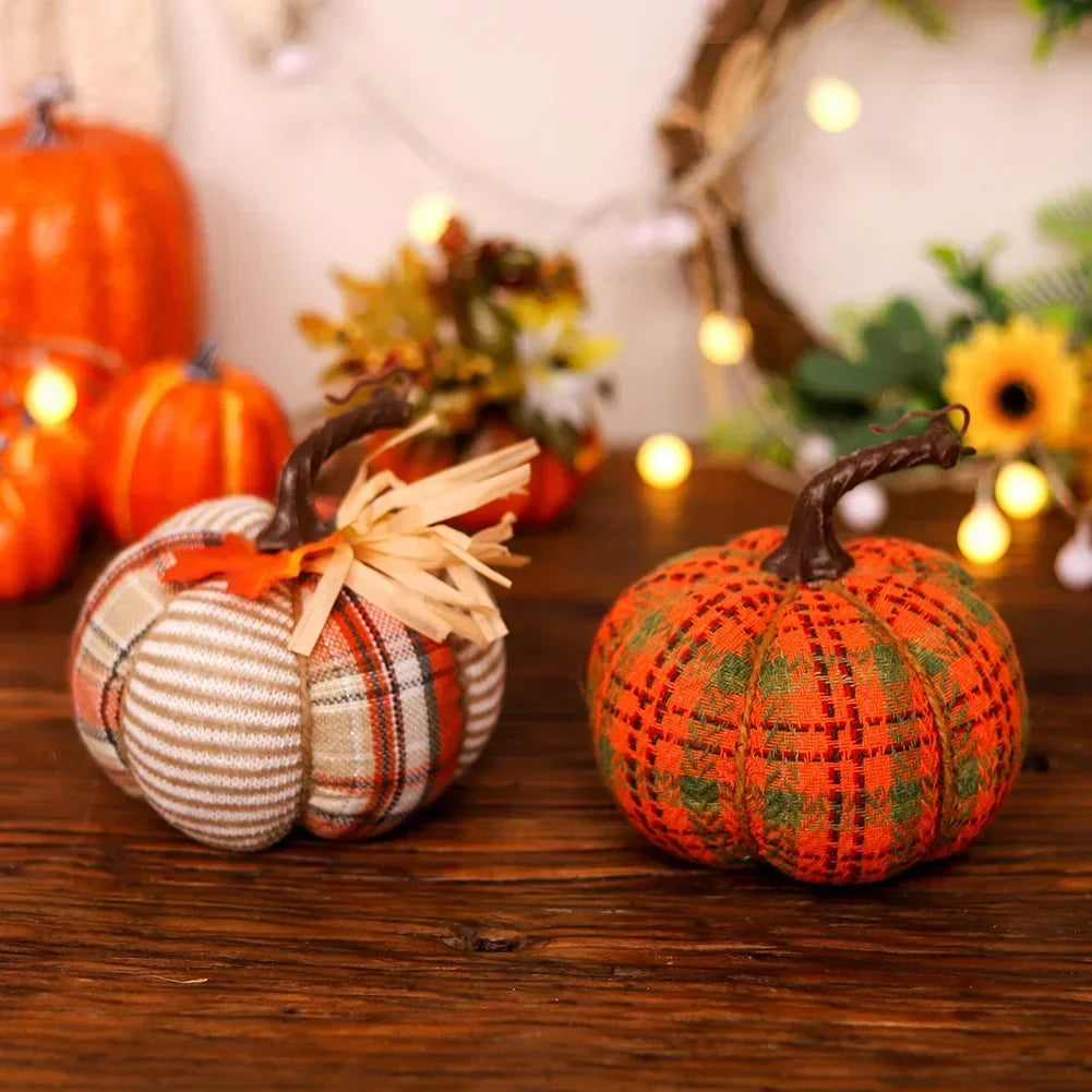 Thanksgiving Fabric Pumpkins