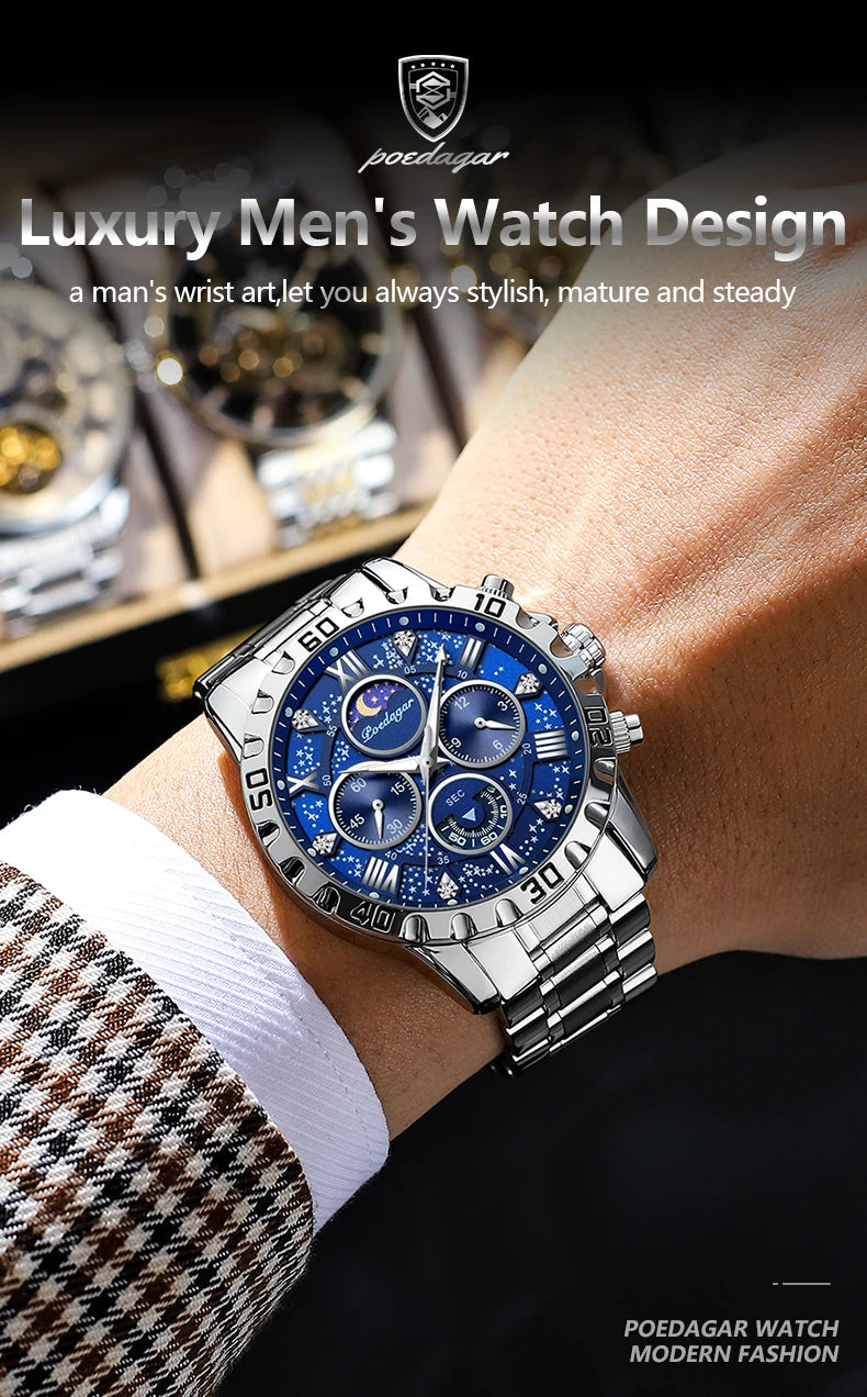 Sapphire Crystal Dial Men's Sport Watch