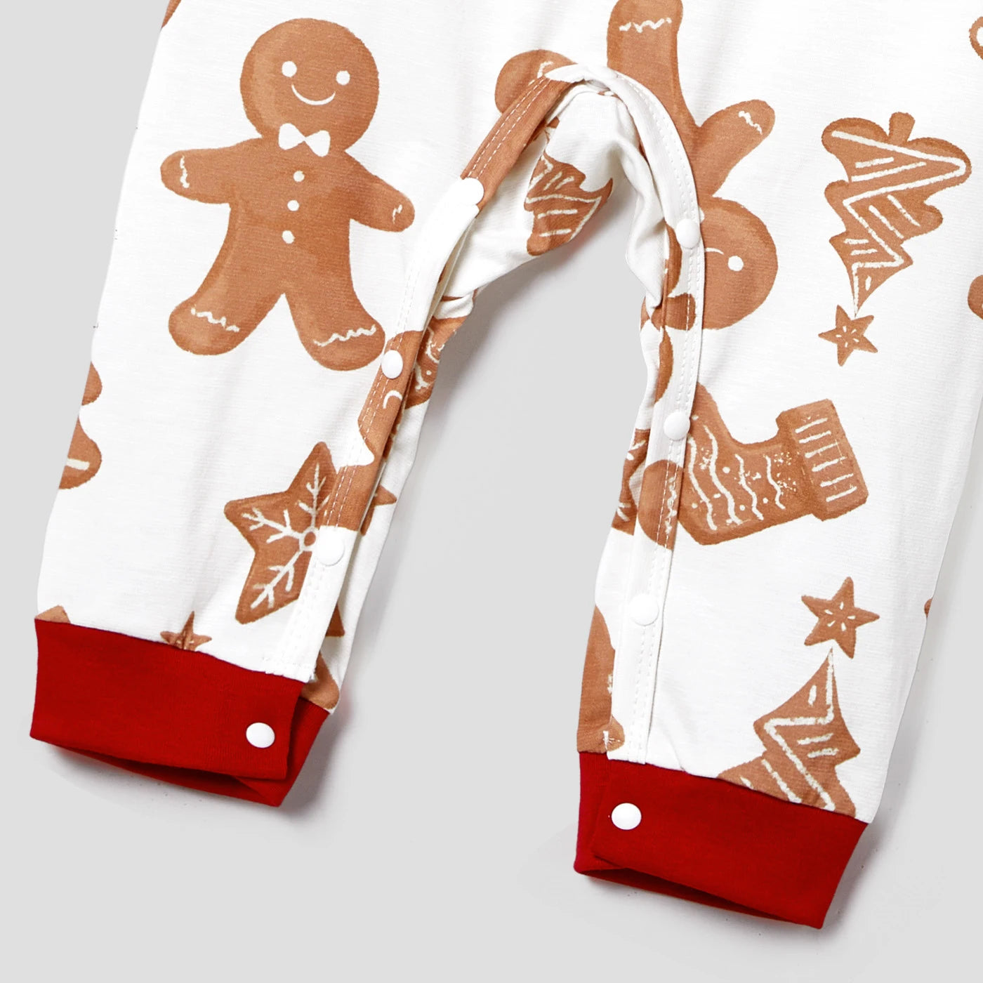 Gingerbread Man Christmas Family Matching Pajama Set made with Naia™ fiber