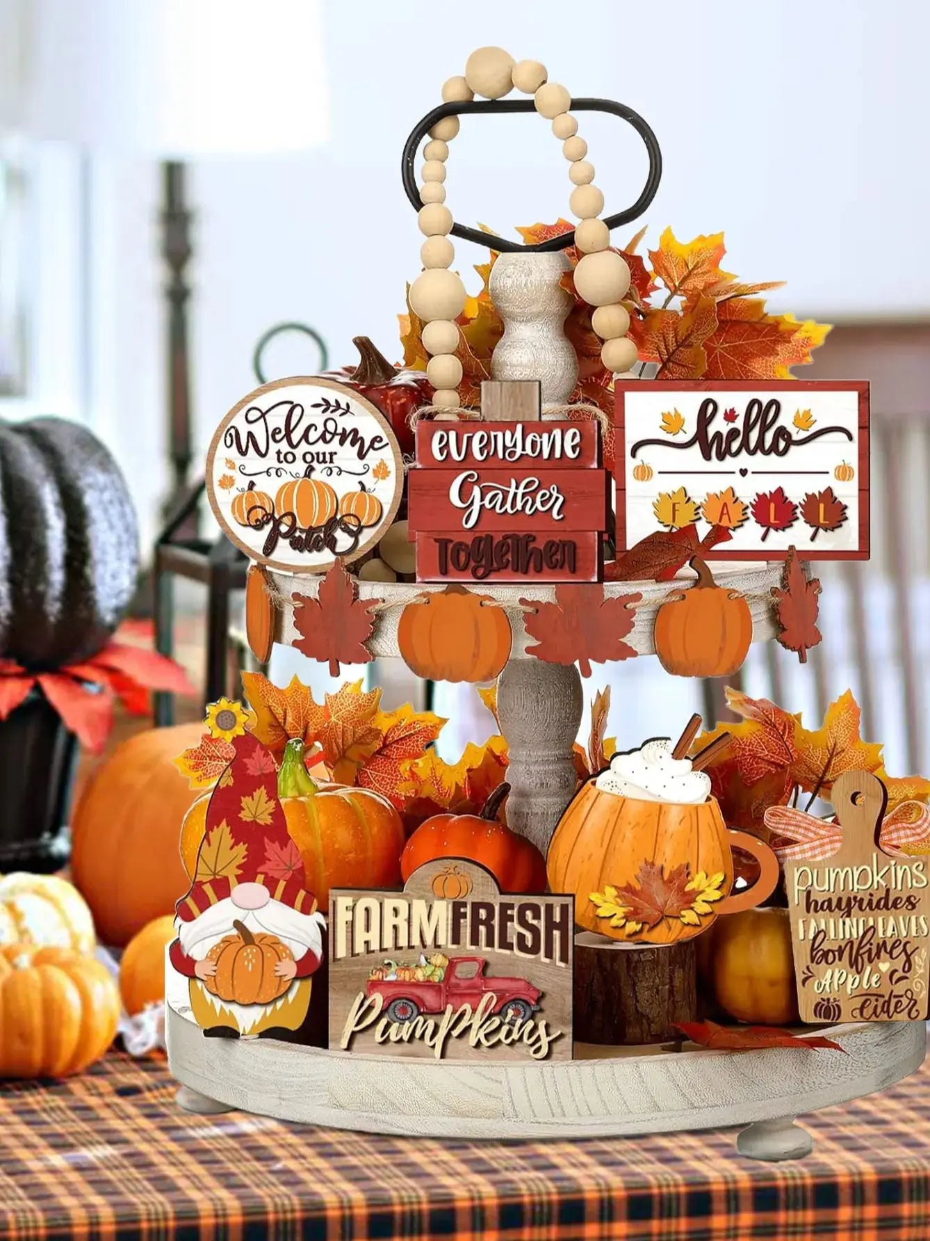 Tiered Tray Decor- Harvest