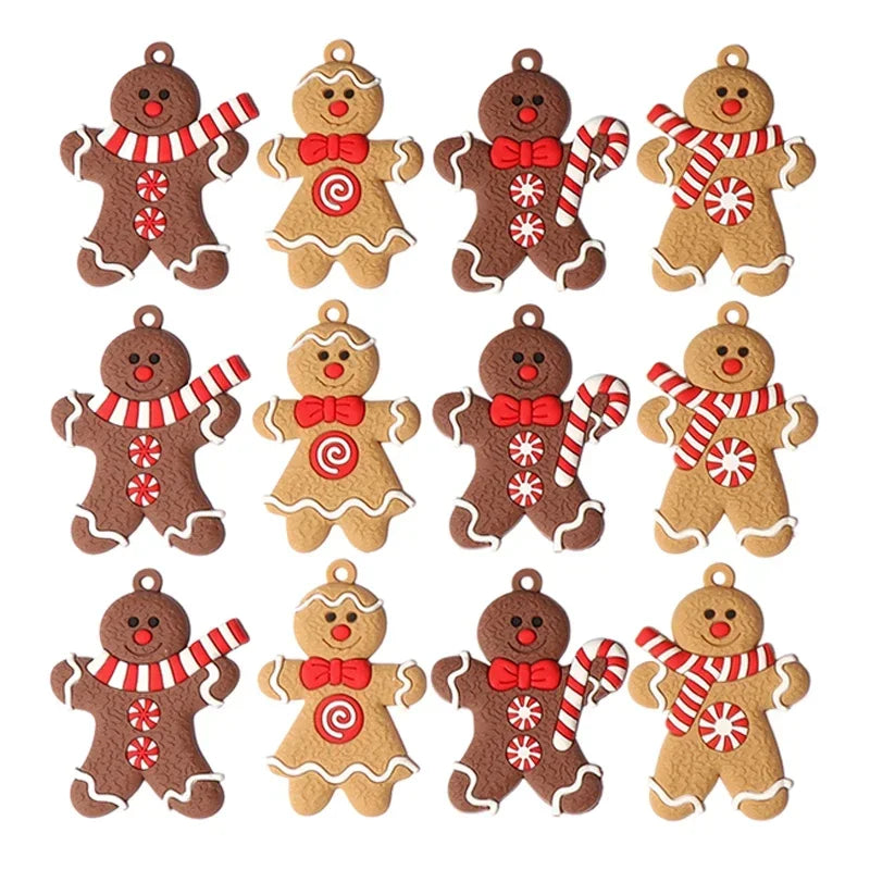 Gingerbread Man Christmas Tree Ornaments