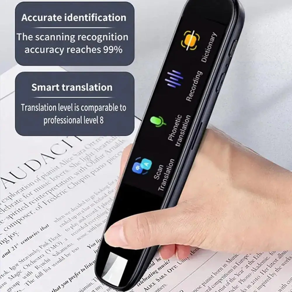 AI 123 Languages Translation Pen