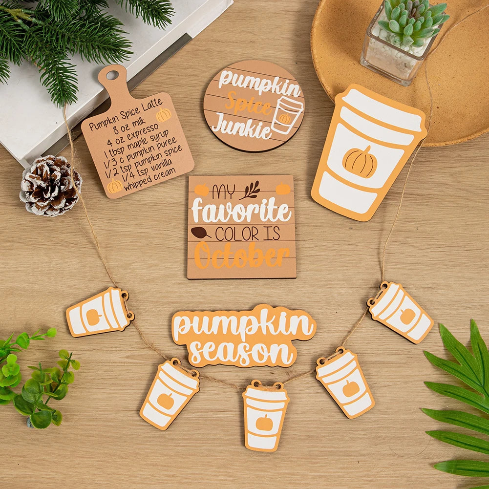 Tiered Tray Decor- Fun Fall Coffee