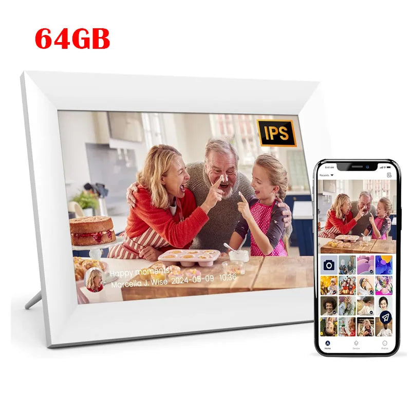 WiFi Frameo Smart Digital Photo Frame 10.1 Inch 32GB/64GB