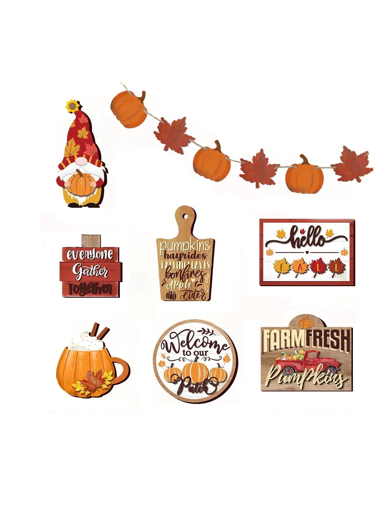Tiered Tray Decor- Harvest