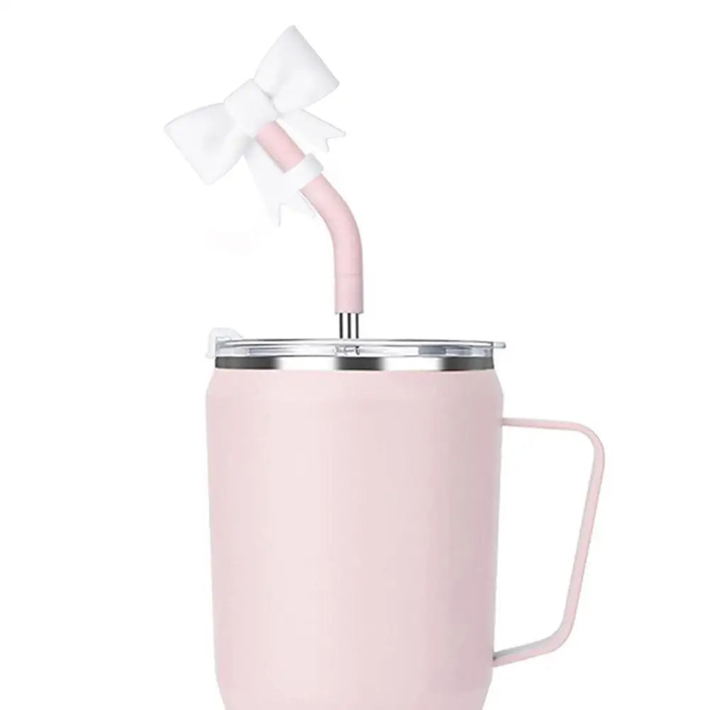 Bow & Halloween- themed Straw Covers Caps for Stanley Cups