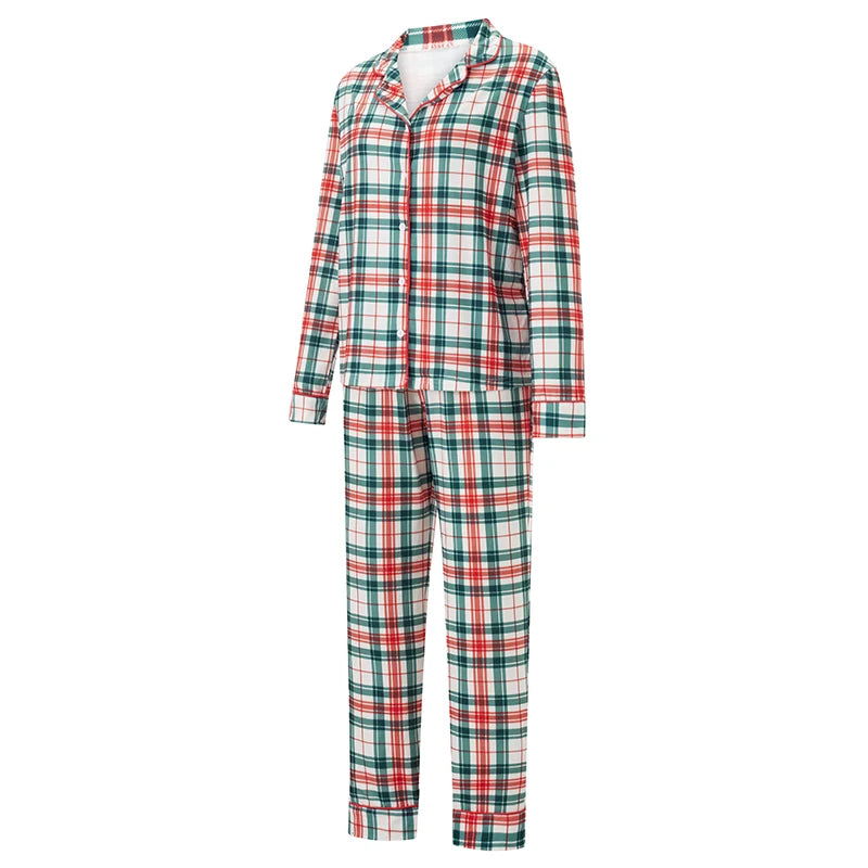 Plaid Family Matching Christmas Pajama Set