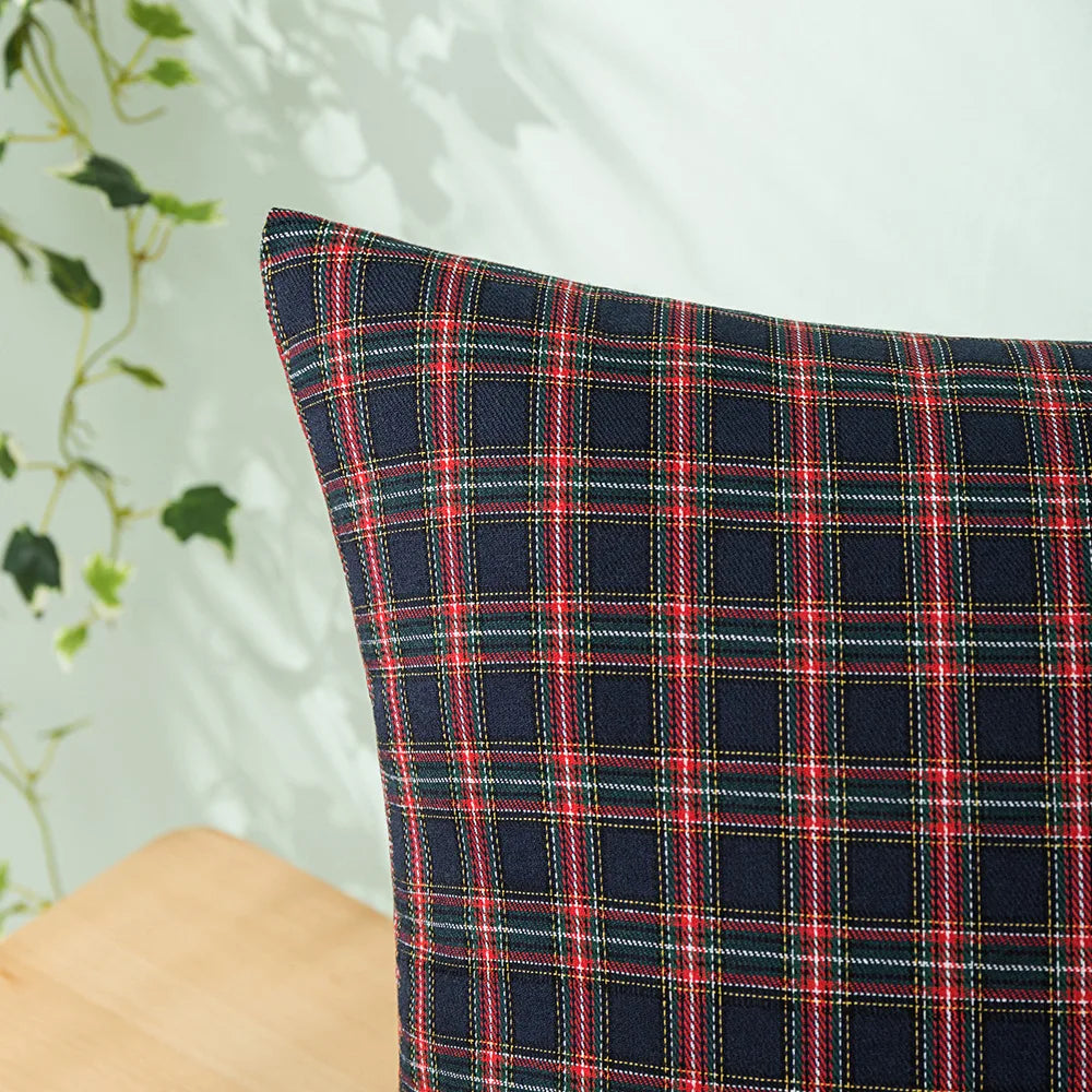 Plaid Pillow Cover