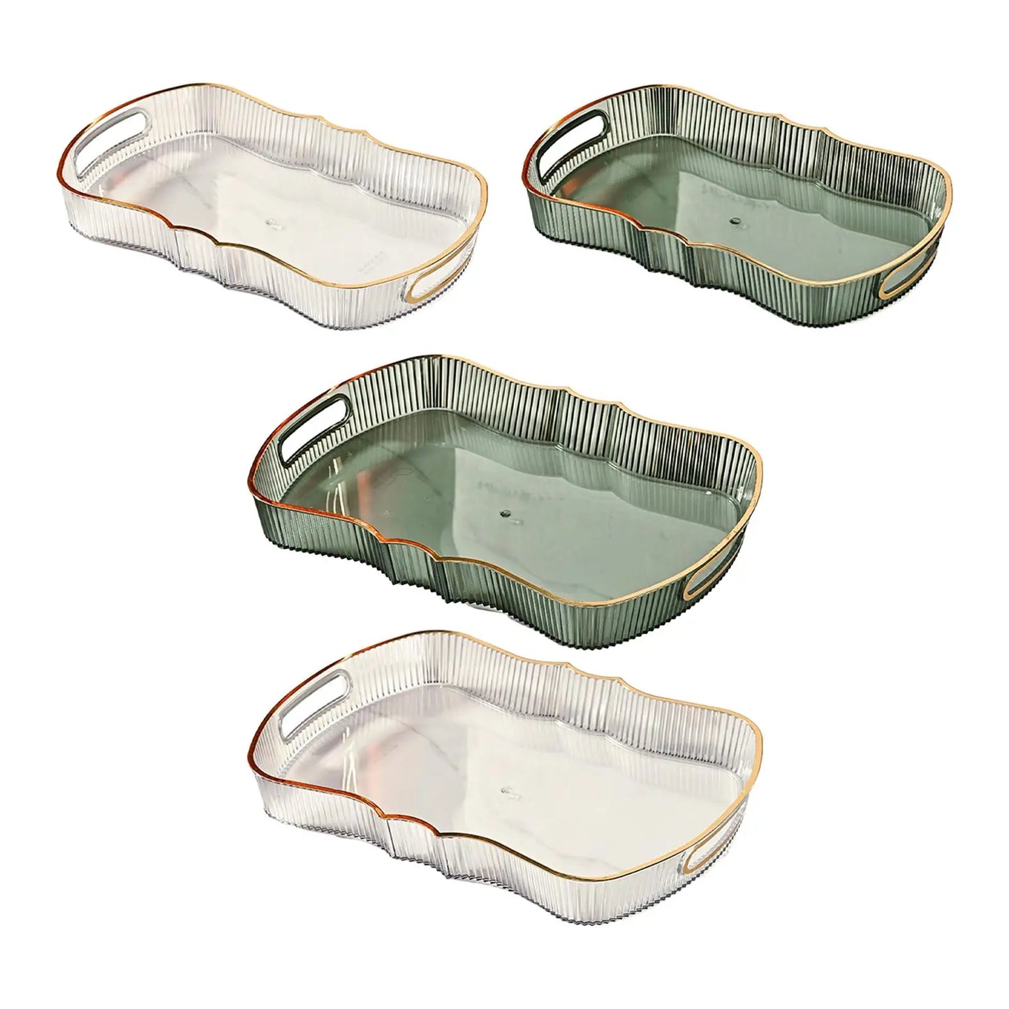 Acrylic Decorative Tray with Handle