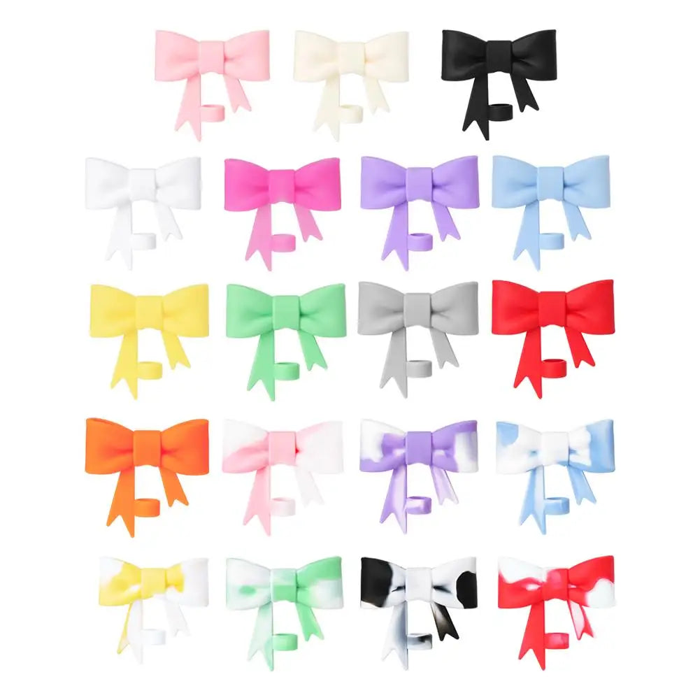 Bow & Halloween- themed Straw Covers Caps for Stanley Cups