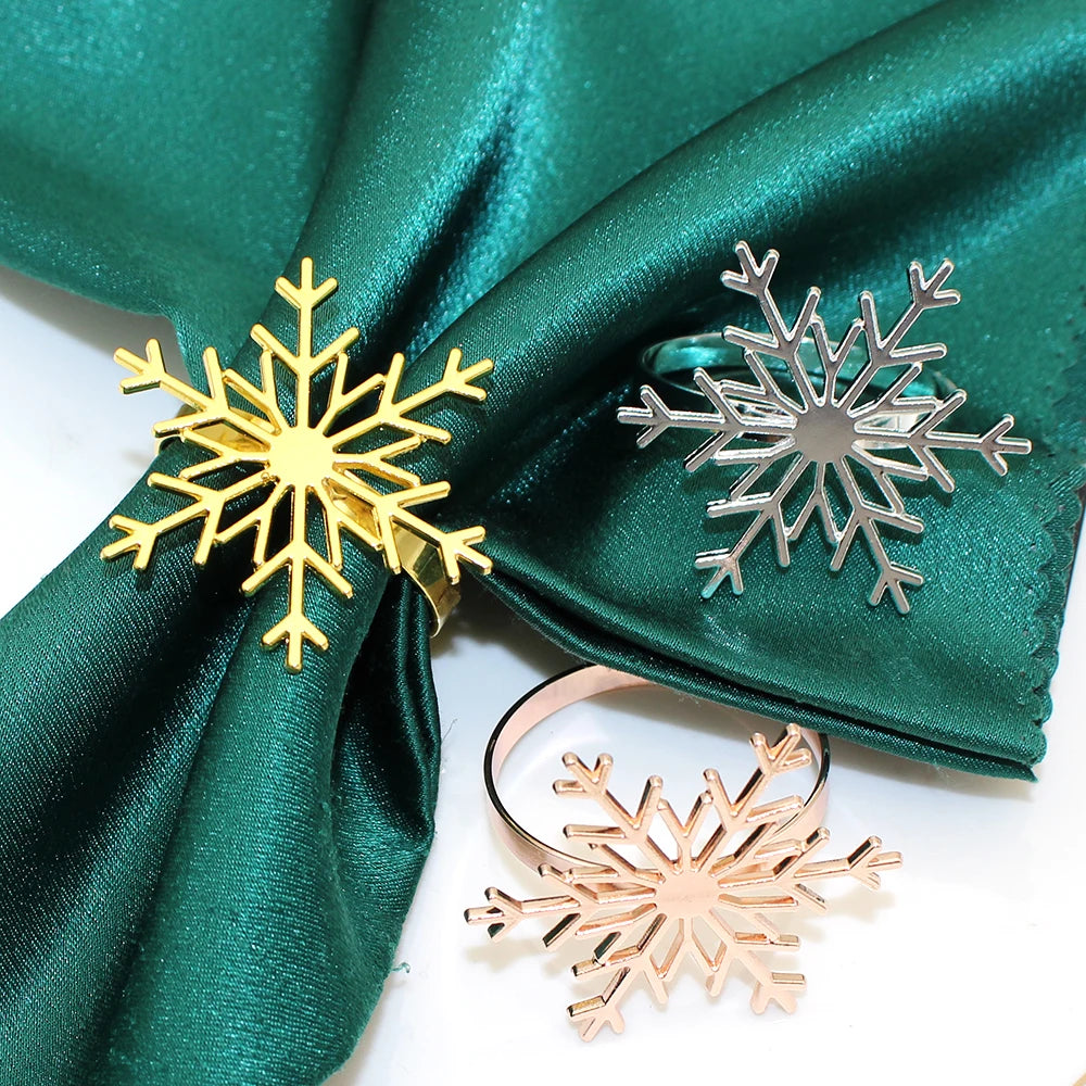 Napkin Rings- Snowflake (20Pcs)