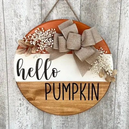 Welcome Sign- Hello Pumpkin