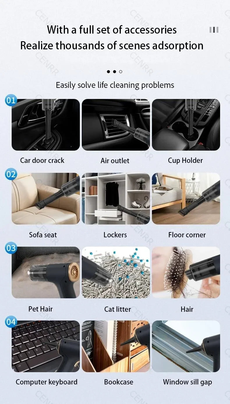 Handheld Portable Cordless Vacuum Cleaner