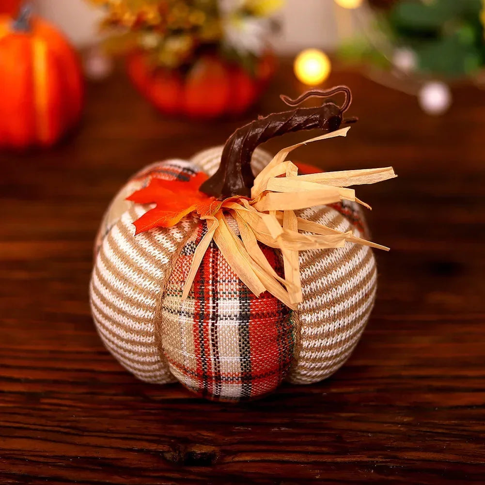 Thanksgiving Fabric Pumpkins